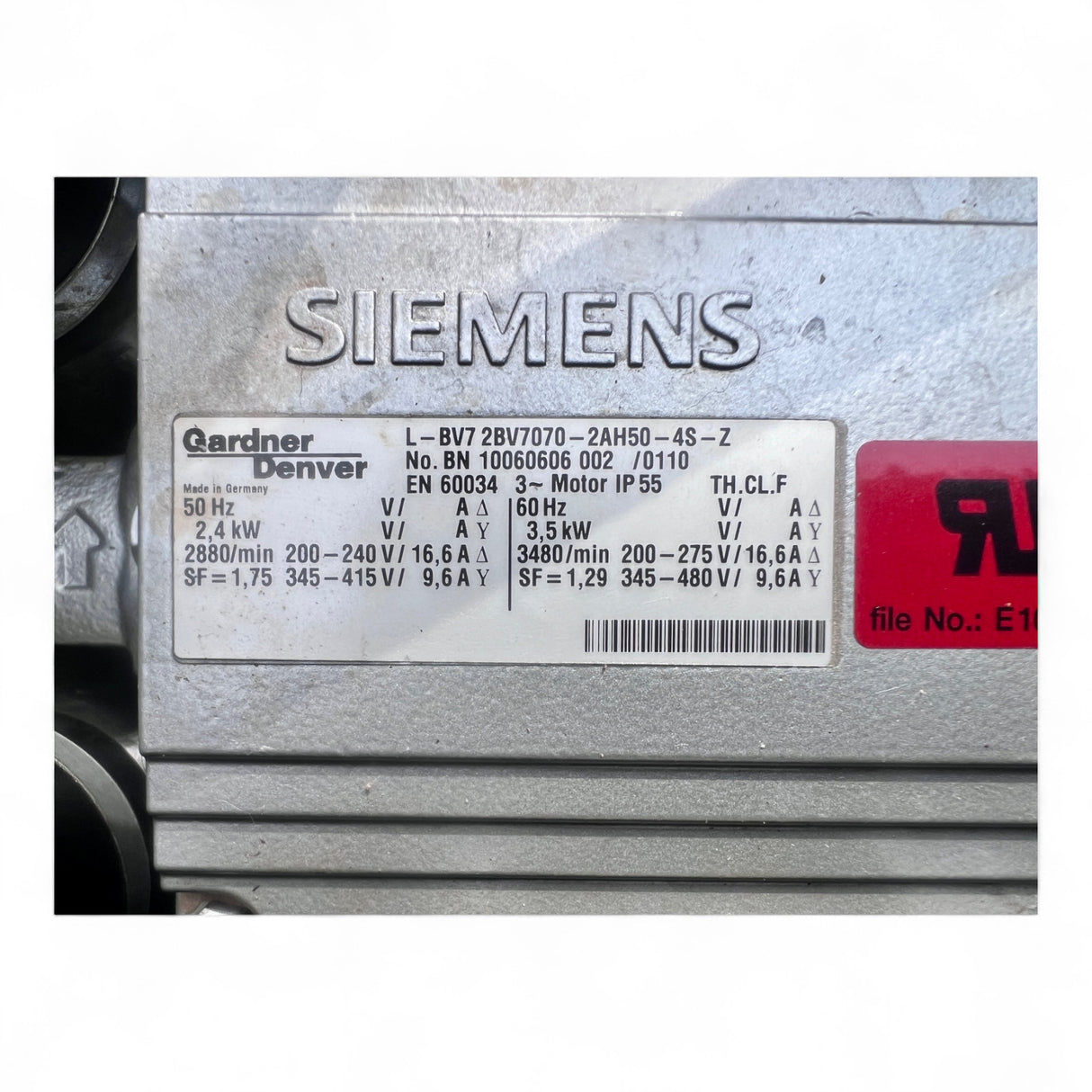 Elmo Rietschle Flüssigkeitsring-Vakuumpumpe 2BL2101-2AH50-4A-ZN00 mit Siemens-Motor – Ansicht 12