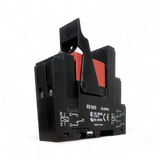Schrack Relais RT424024 mit Sockel ES 50/3 – Relaisfassung | Relay Socket | Art.-Nr. ES50/3 – Ansicht 2