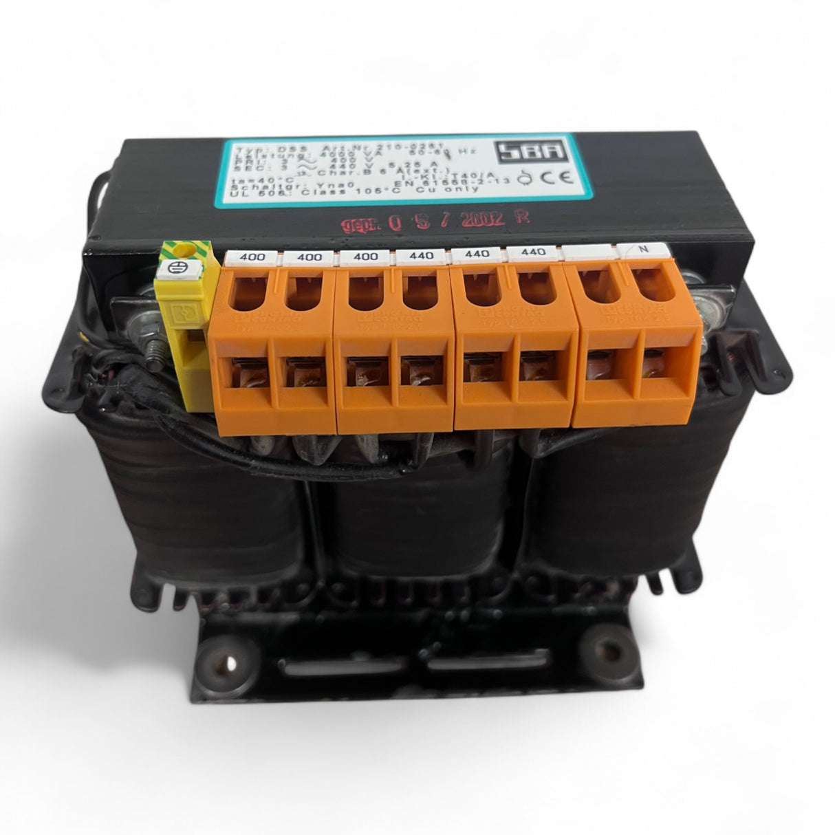 SBA Transformator Typ DSS 4000 VA 3-Phasen – Art.Nr. 210-0261 – Ansicht 6