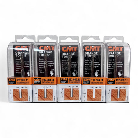 CMT Orange Tools HM Spiralfräser D=6x27/70x6 Z2 5 Stück Konvolut – Ansicht 5