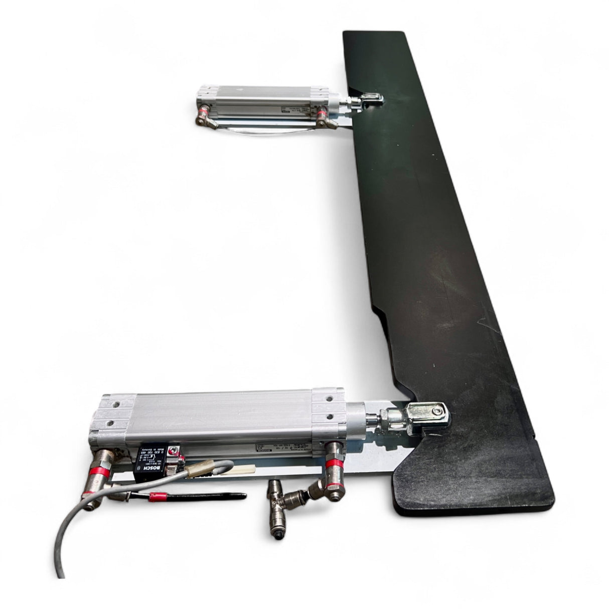 Auflageschiene Hubschiene mit Doppelhubzylinder Bosch für HOMAG BAZ BOF Maschinen ca. 960x120 mm – Ansicht 5