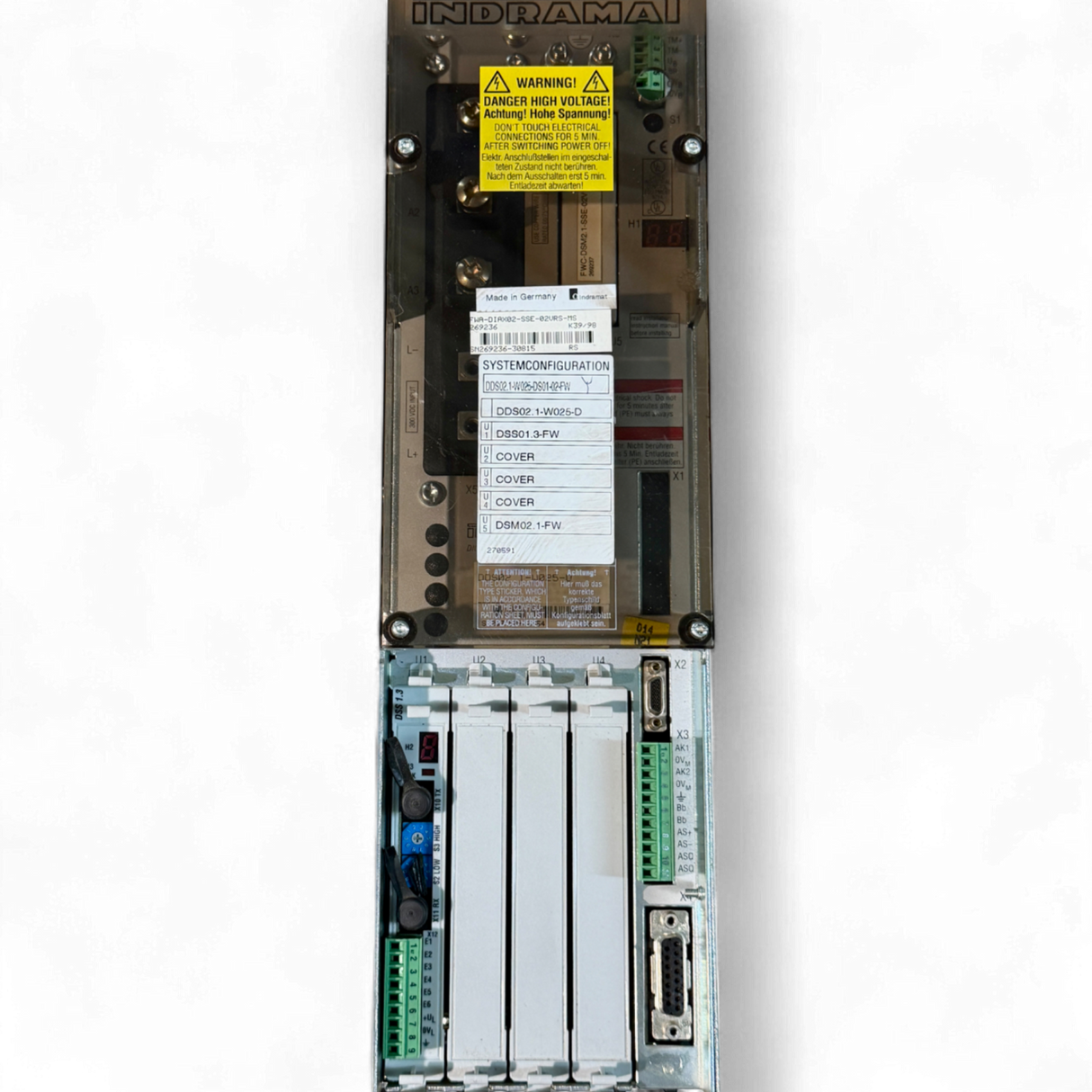 Bosch Rexroth Indramat Servoregler DDS02.1-W025-D für Homag BAZ 32 Digital AC Servo Controller Art.-Nr. DDS02.1-W025-D