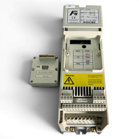 KEB COMBIVERT F4 Frequenzumrichter Art.-Nr. 07.F4.C1D-1280 V1.4 inkl. Bedienfeld 00.F4.010-2009 – Ansicht 12