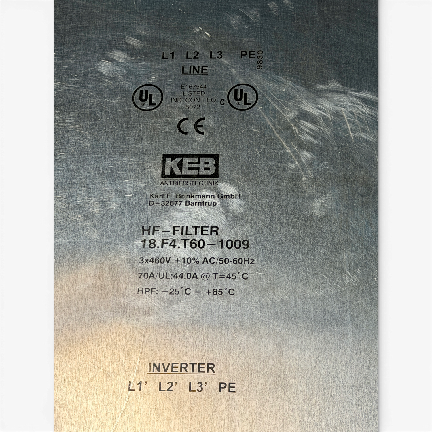 KEB HF Filter 18.F4.T60-1009 – Ansicht 8