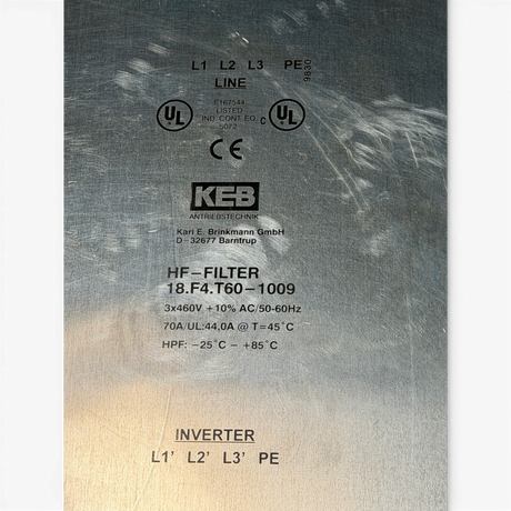 KEB HF Filter 18.F4.T60-1009 – Ansicht 8