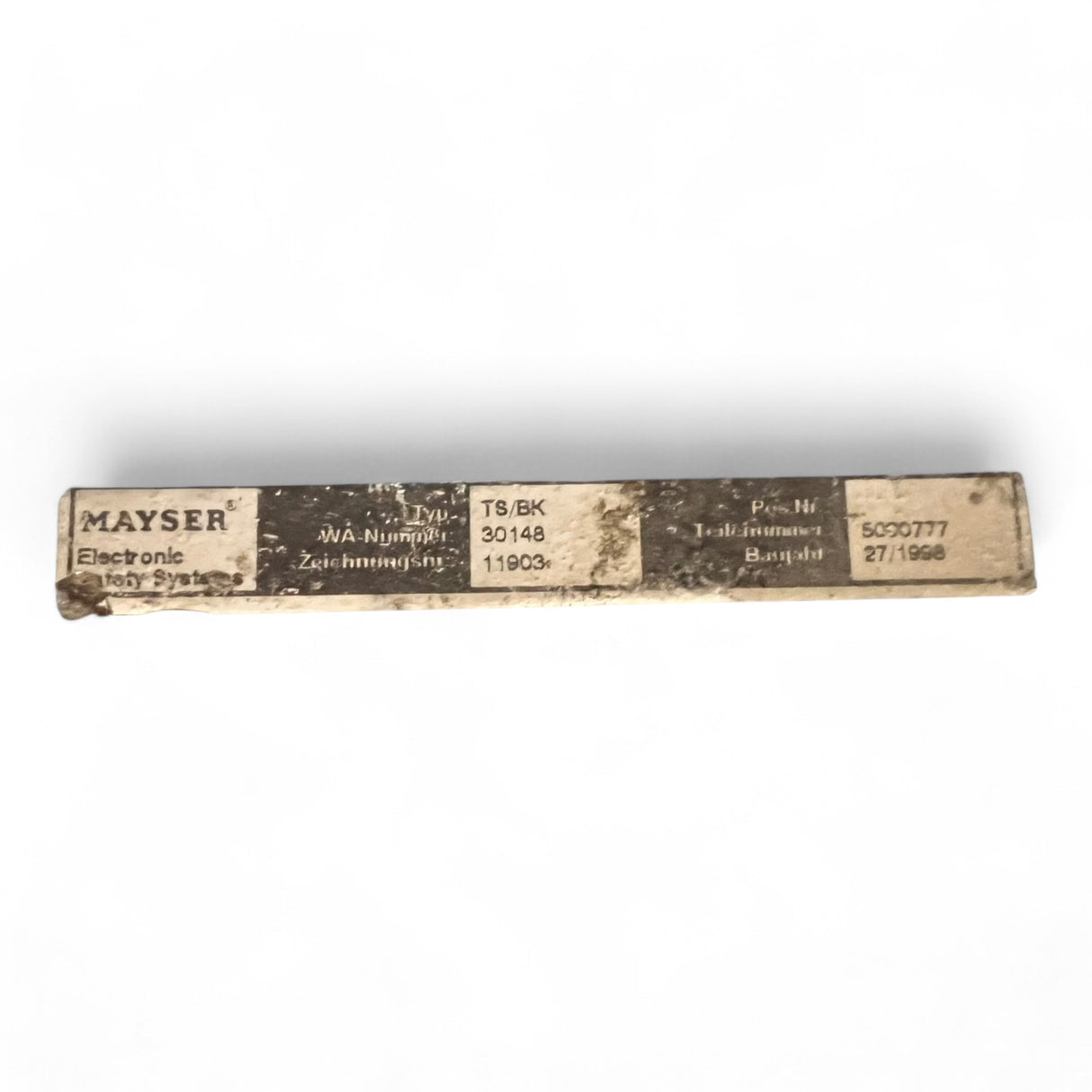 MAYSER Trittmatte Sicherheitsschaltmatte 1600 x 500 x 11 mm Typ TS/BK Art.Nr.5090777 – Ansicht 10