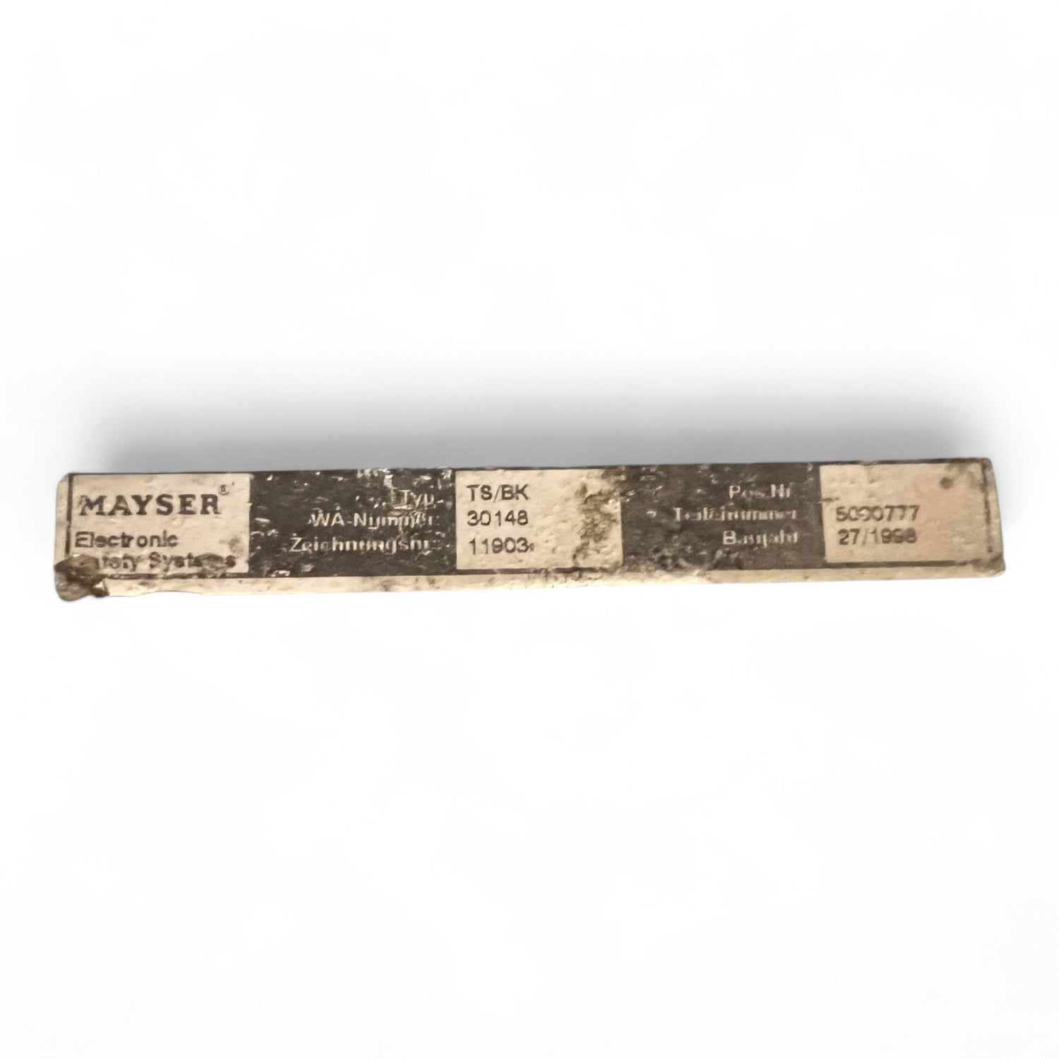 MAYSER Trittmatte Sicherheitsschaltmatte 1600 x 500 x 11 mm Typ TS/BK Art.Nr.5090777 – Ansicht 10