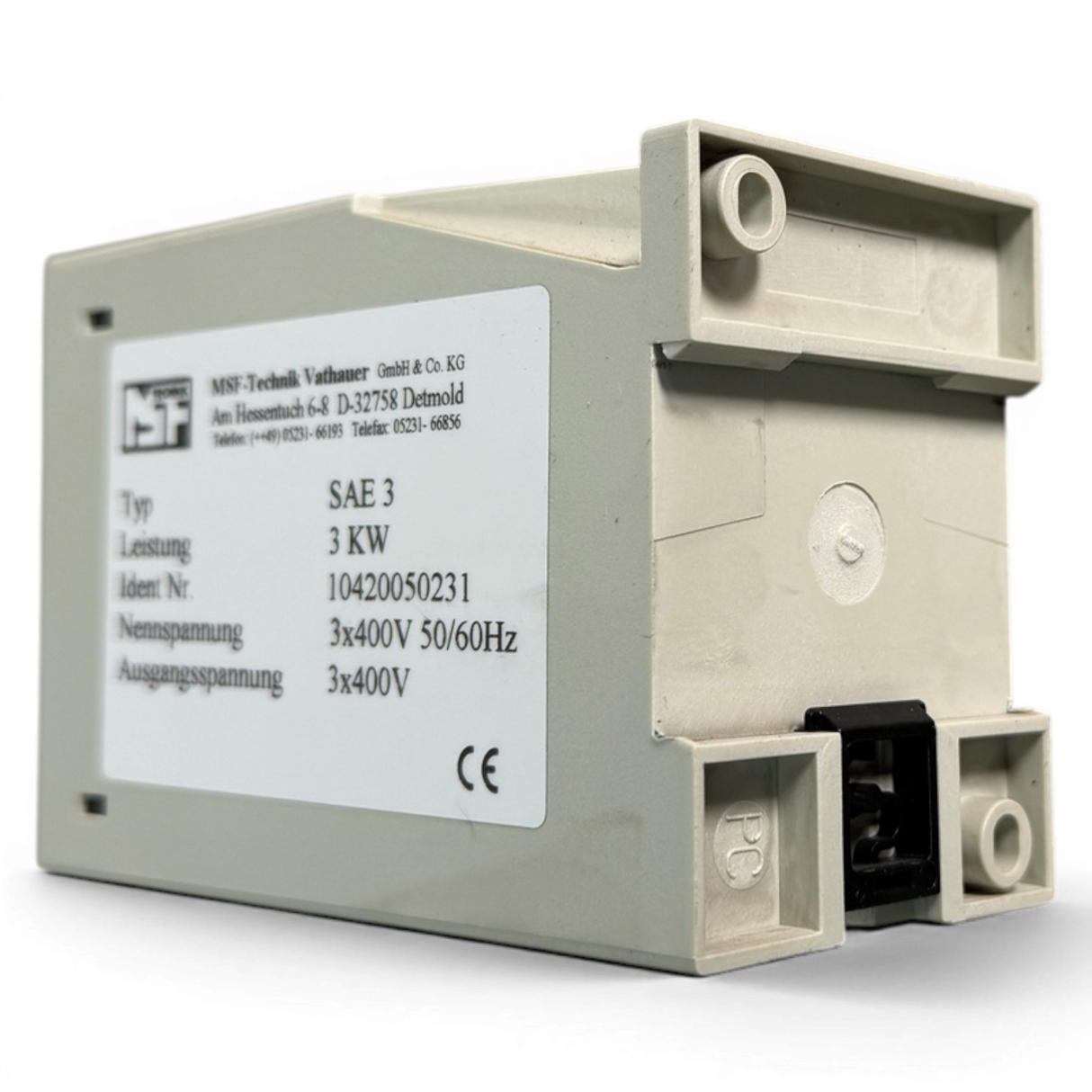MSF Technik Vathauer SAE 3 Sanftstarter 3 kW Art.-Nr.MSF Technik Vathauer SAE 3 Sanftstarter 3 kW Art.-Nr. 10420050231