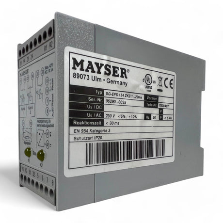 Mayser SG-EFS 134 ZK2/1 Sicherheitsrelais – Ansicht 3