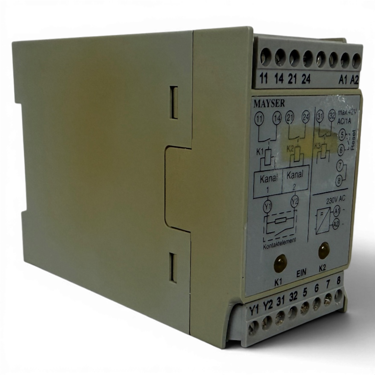 Mayser SG-EFS 134 ZK2/1 L20ms Sicherheitsschaltgerät Sicherheitsrelais