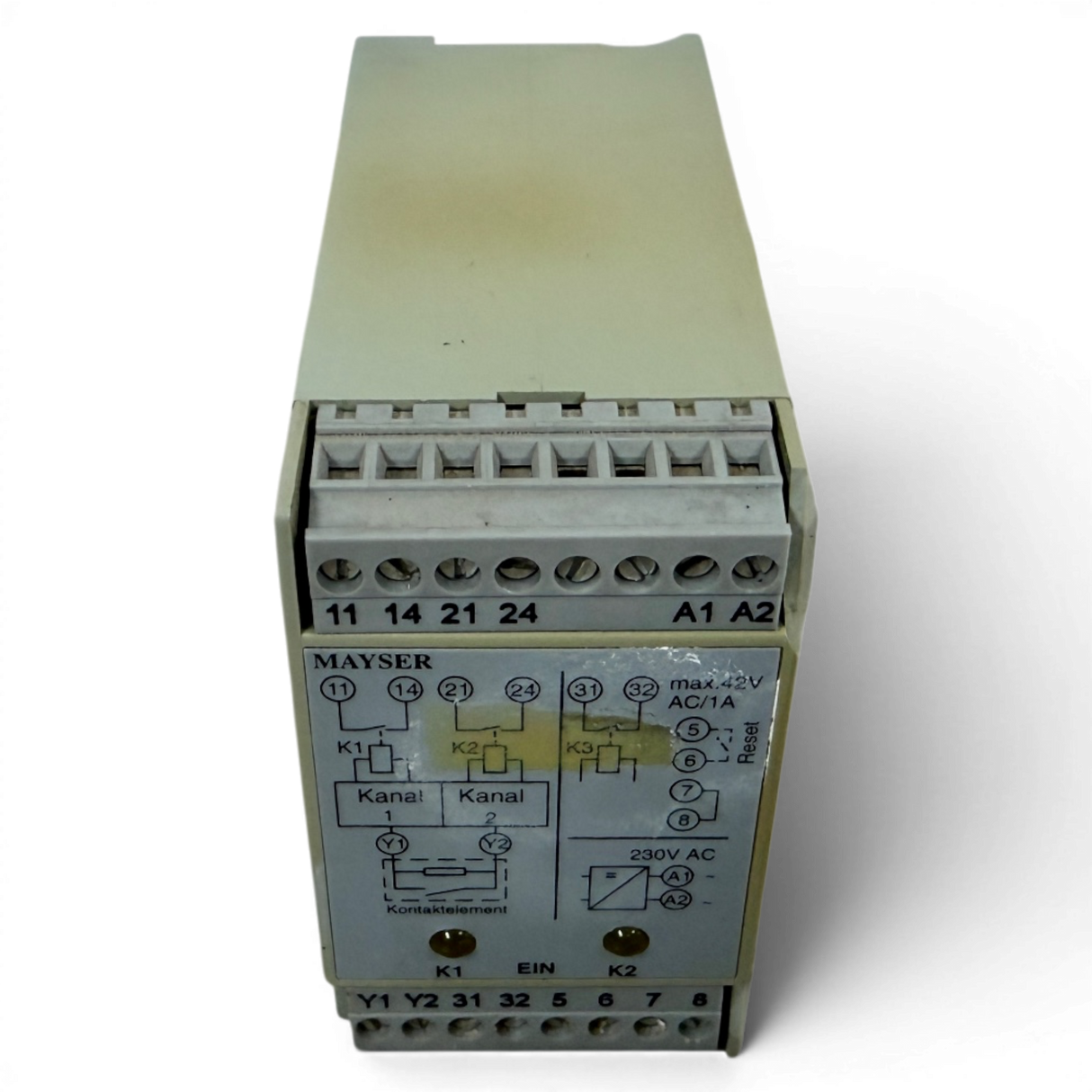 Mayser SG-EFS 134 ZK2/1 L20ms Sicherheitsschaltgerät Sicherheitsrelais