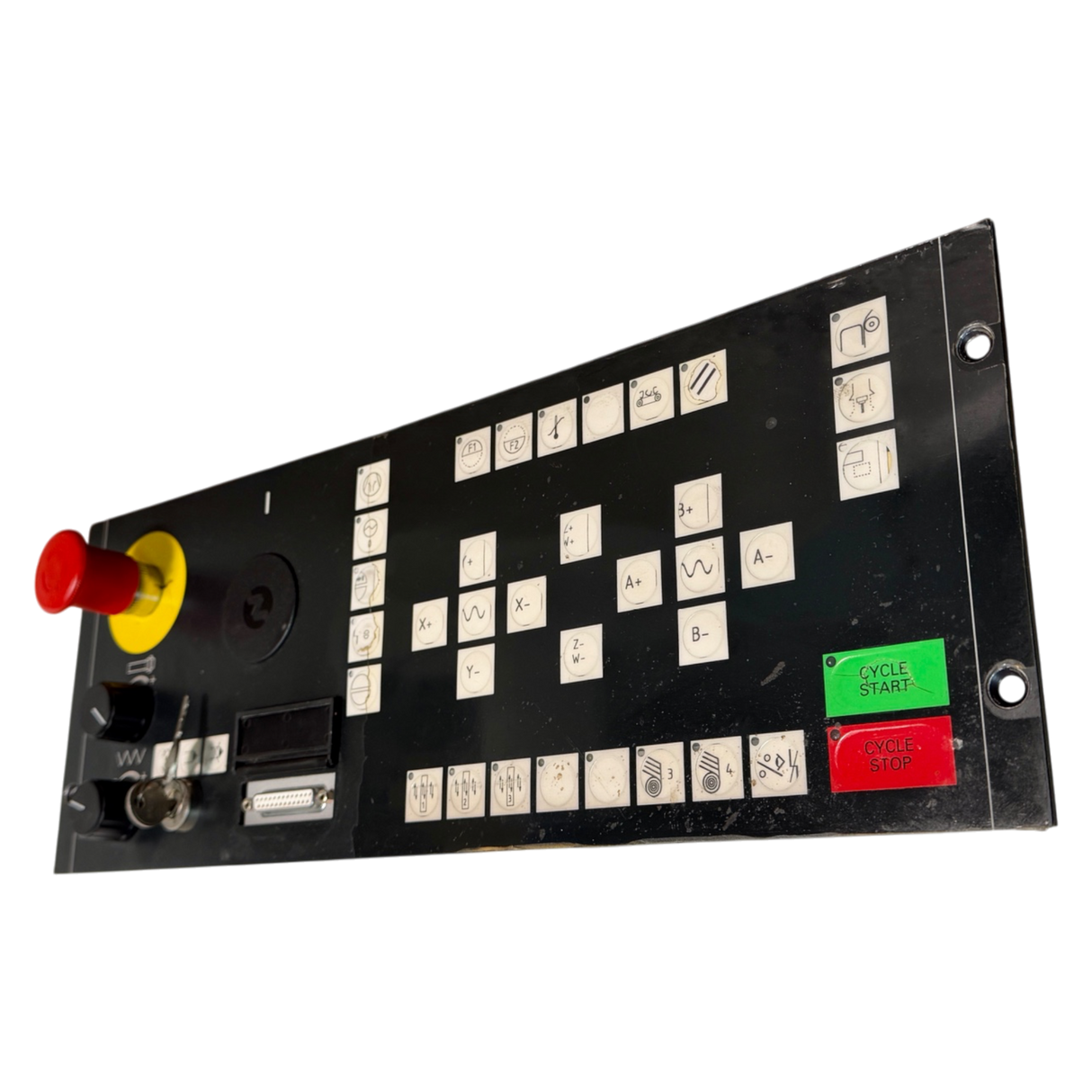 NUM Kurzhubtastatur Bedienpanel für NUM 1060 Steuerung Art.-Nr. 0206 202 821 – Ansicht 2