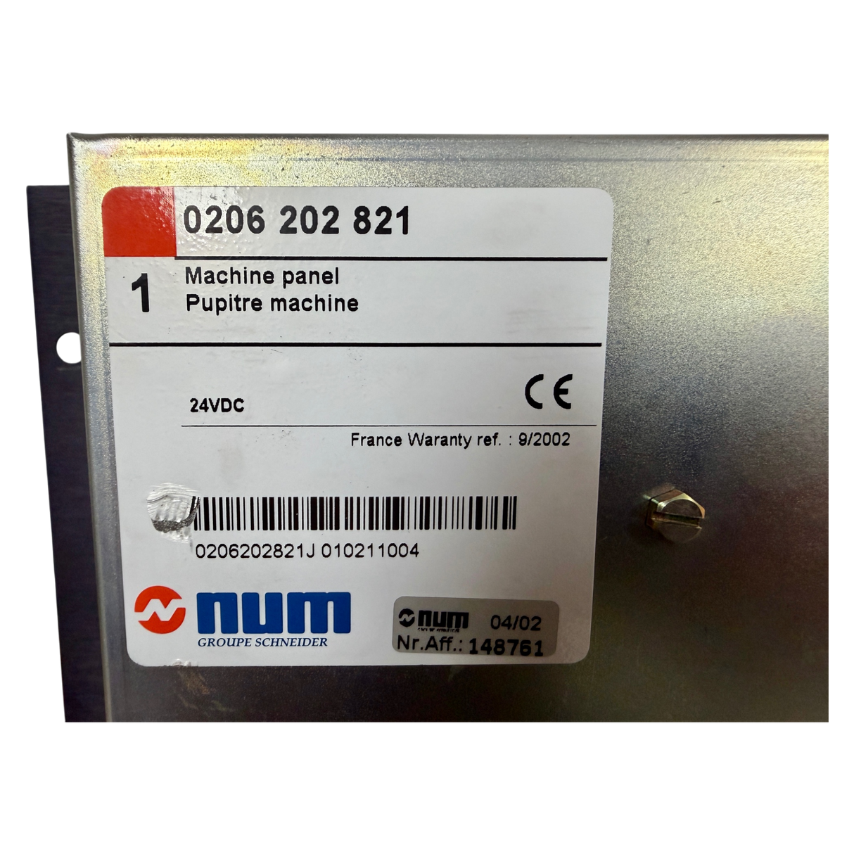 NUM Kurzhubtastatur Bedienpanel für NUM 1060 Steuerung Art.-Nr. 0206 202 821 – Ansicht 7