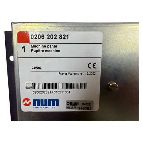 NUM Kurzhubtastatur Bedienpanel für NUM 1060 Steuerung Art.-Nr. 0206 202 821 – Ansicht 7