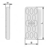 SCHMALZ Innospann ISRPL 66x26x8.5 NK-45 d12 Reibplatte Art-Nr.: 10.01.15.00344 – Ansicht 2
