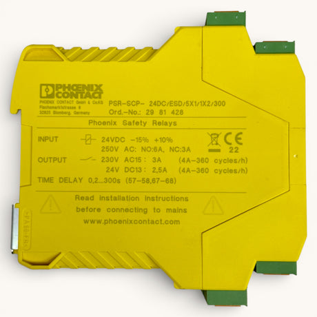 Phoenix Contact Sicherheitsrelais PSR SCP 24DC ESD 5X1 1X2 300 | Art.-Nr. 29 81 428 – Safety Relay – Ansicht 6