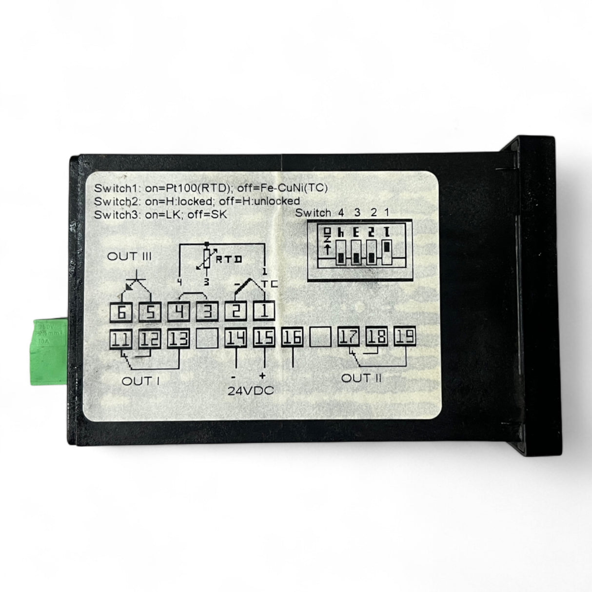 HOMAG Regler R 1040-HO2-5 neuer Temperaturregler 24 V DC 0–600 °C Fe+Pt100 PDI Artikelnummer 4-008-40-0139 – Ansicht 4