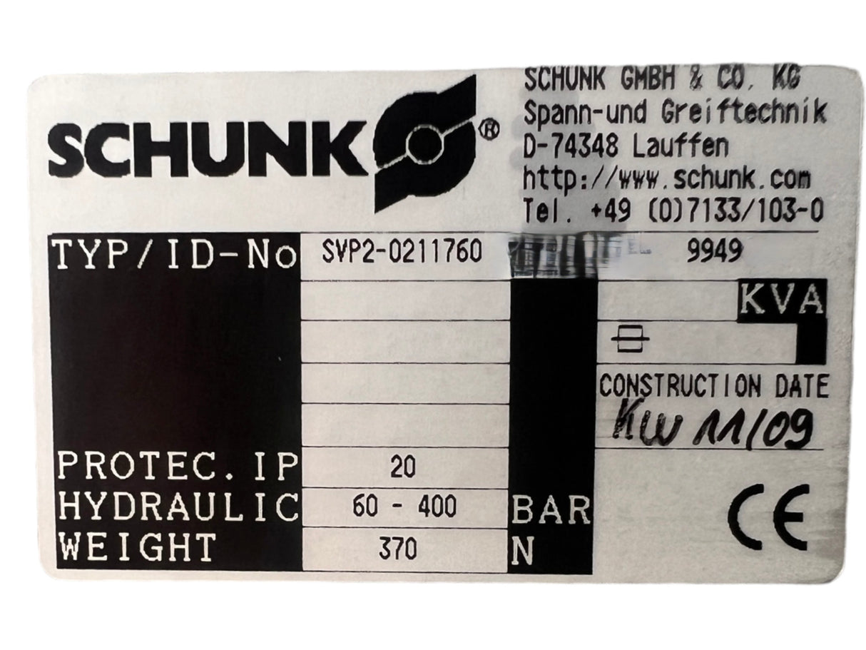 SCHUNK TRIBOS SVP-2 -0211760 Spannvorrichtung – Ansicht 13