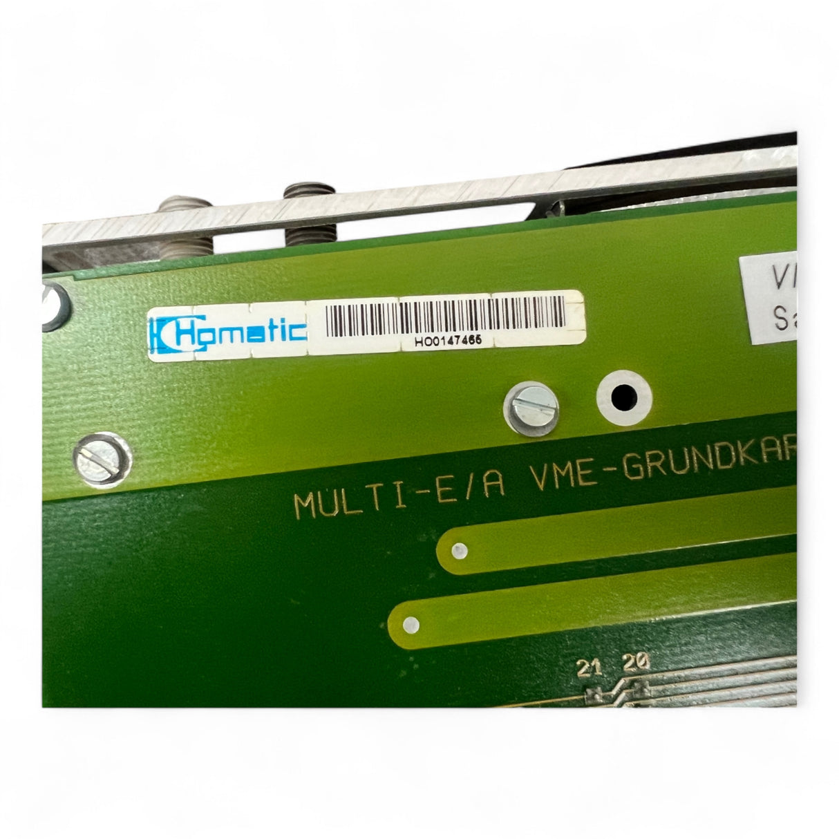 HOMAG MULTI-E/A VME-GRUNDKARTE Multi E/A V2.1 Sercos ASIC V3.1 Automata Art.-Nr. 4-086-05-0368 – Ansicht 4
