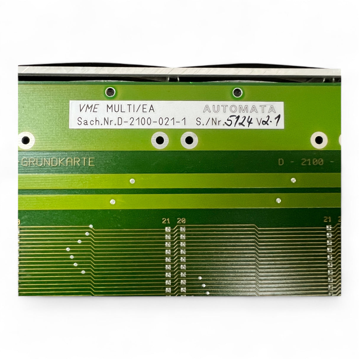 HOMAG MULTI-E/A VME-GRUNDKARTE Multi E/A V2.1 Sercos ASIC V3.1 Automata Art.-Nr. 4-086-05-0368 – Ansicht 7