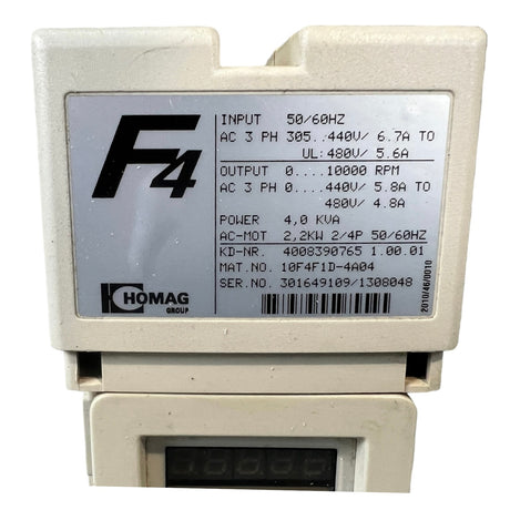 KEB HOMAG Combivert F4 10F4F1D-4A045 2,2 KW 4 kVA Umformer – Ansicht 6
