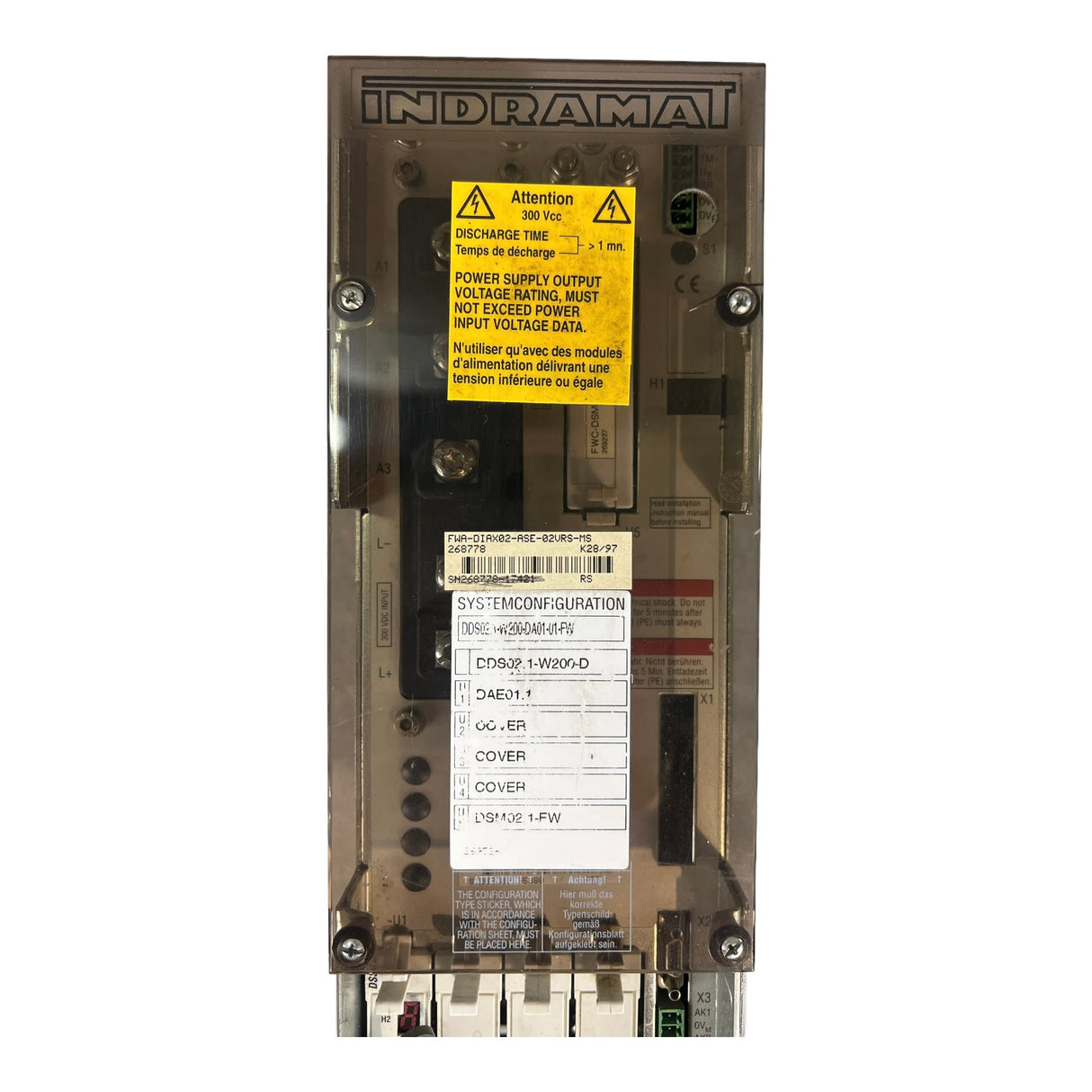 INDRAMAT Bosch Rexroth AC Servo DDS02.1-W200-D DAE0 1.1 – Ansicht 4
