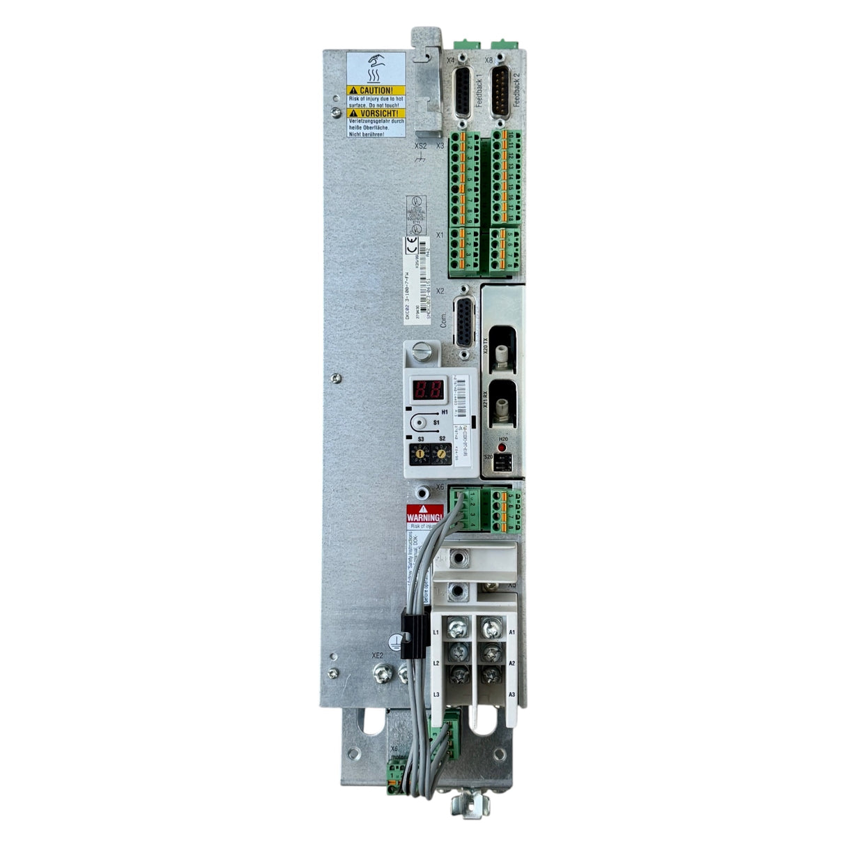 Rexroth Indramat EcoDrive03 Antriebsregelgerät DKC02.3-100-7-FW · SERCOS · 100 A · 3 AC 380–480 V