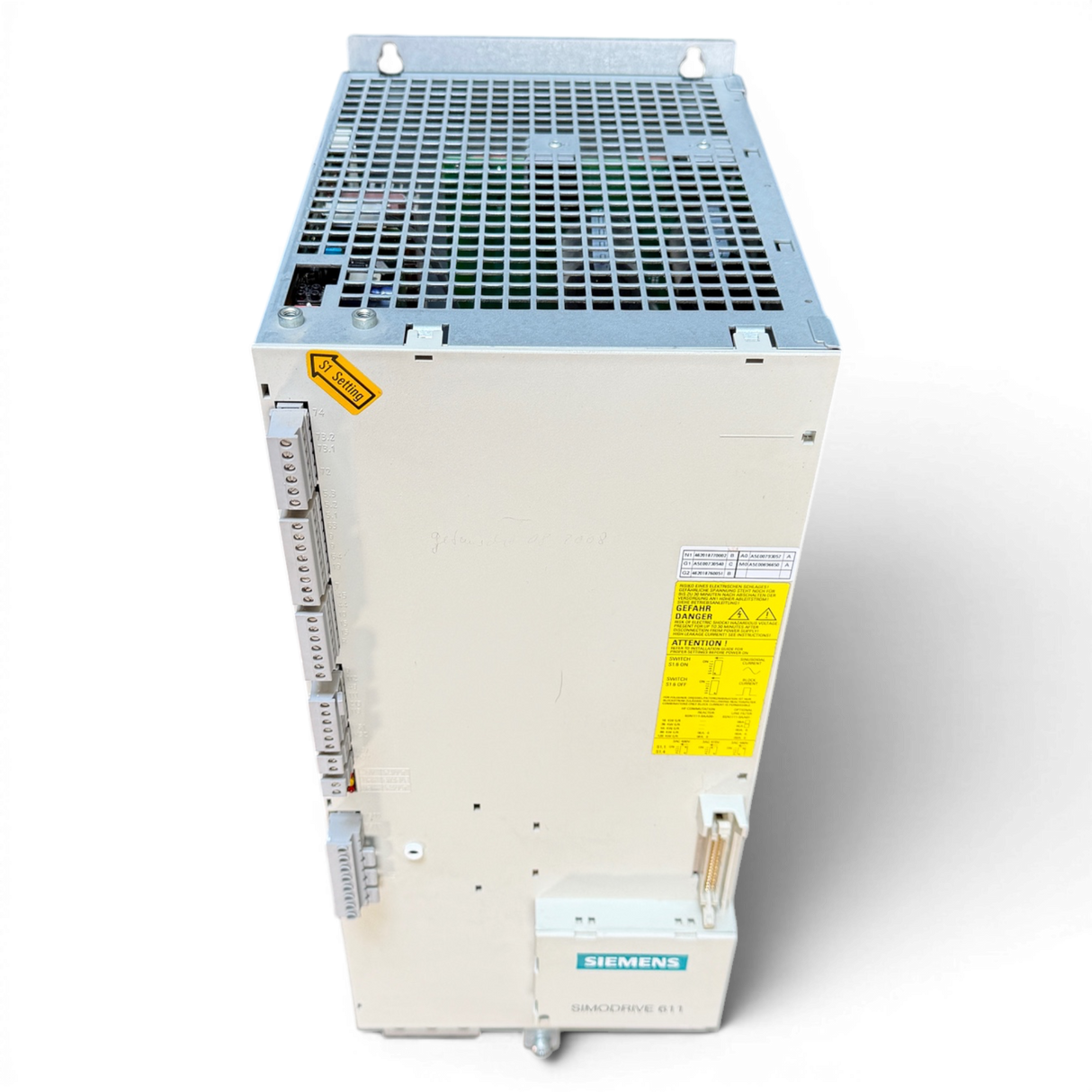 SIEMENS SIMODRIVE 611 E/R Modul INT. 36/47KW Version C Art.-Nr. 6SN1145-1BA02-0CA2 für IMA 610 V – Ansicht 4