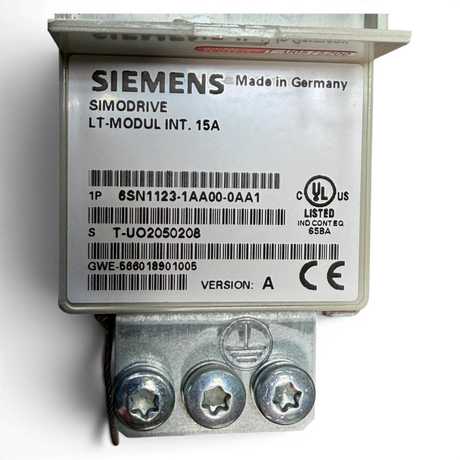SIEMENS SIMODRIVE LT-Modul INT. 15A Art.-Nr. 6SN1123-1AA00-0AA1 / 6SN1118-0AA11-0AA1 passend z. B. für IMA 610 V – Ansicht 6