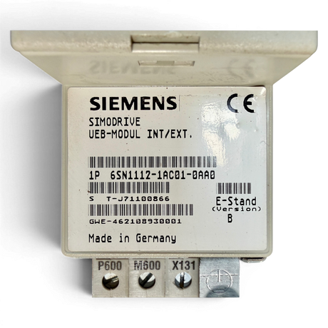 SIEMENS SIMODRIVE UEB-Modul INT/EXT Art.-Nr. 6SN1112-1AC01-0AA0 passend z. B. für IMA 610 V – Ansicht 7