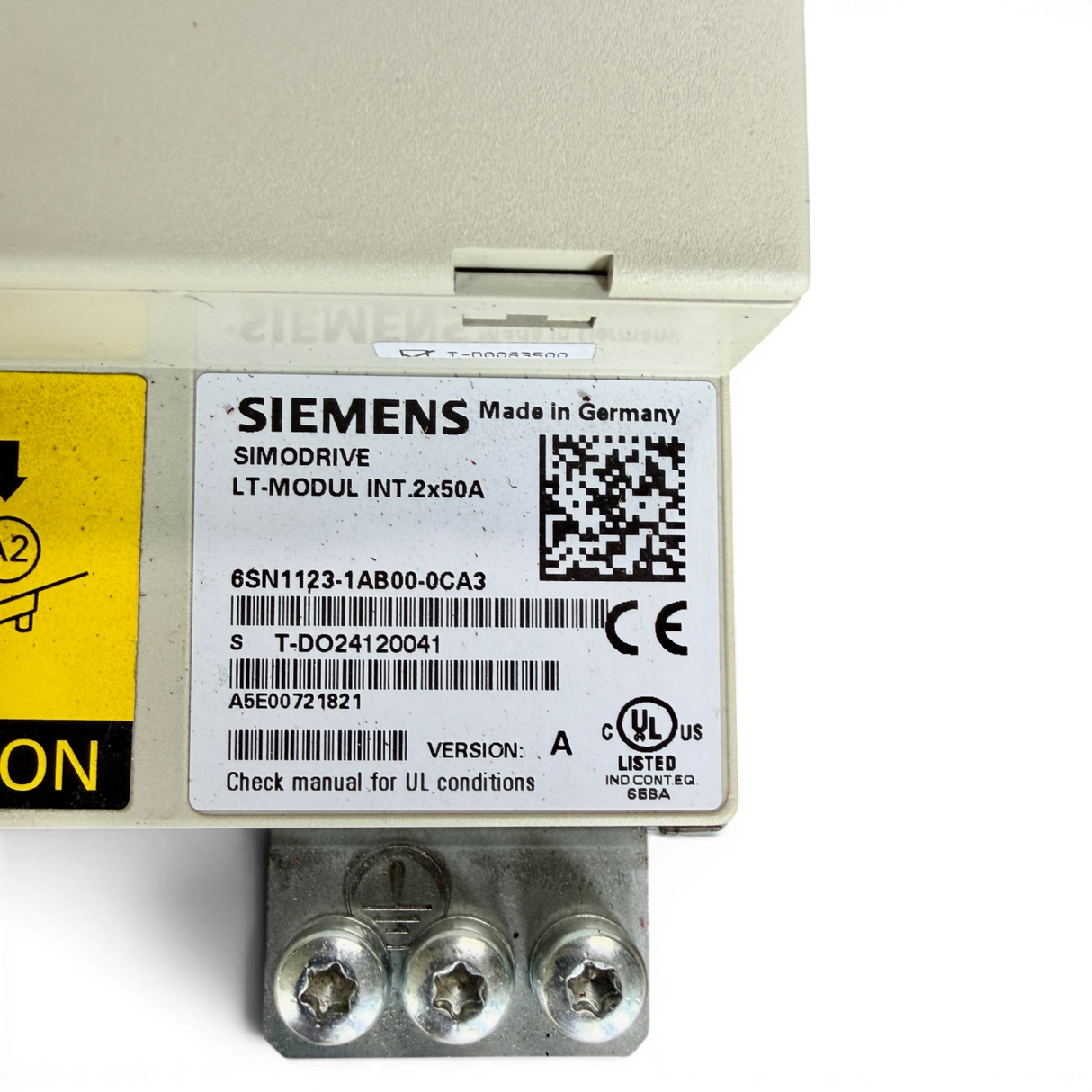 Siemens SIMODRIVE LT-Modul INT. 2x50A Version A Art.-Nr. 6SN1123-1AB00-0CA3 – Ansicht 6