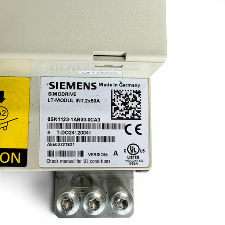 Siemens SIMODRIVE LT-Modul INT. 2x50A Version A Art.-Nr. 6SN1123-1AB00-0CA3 – Ansicht 6