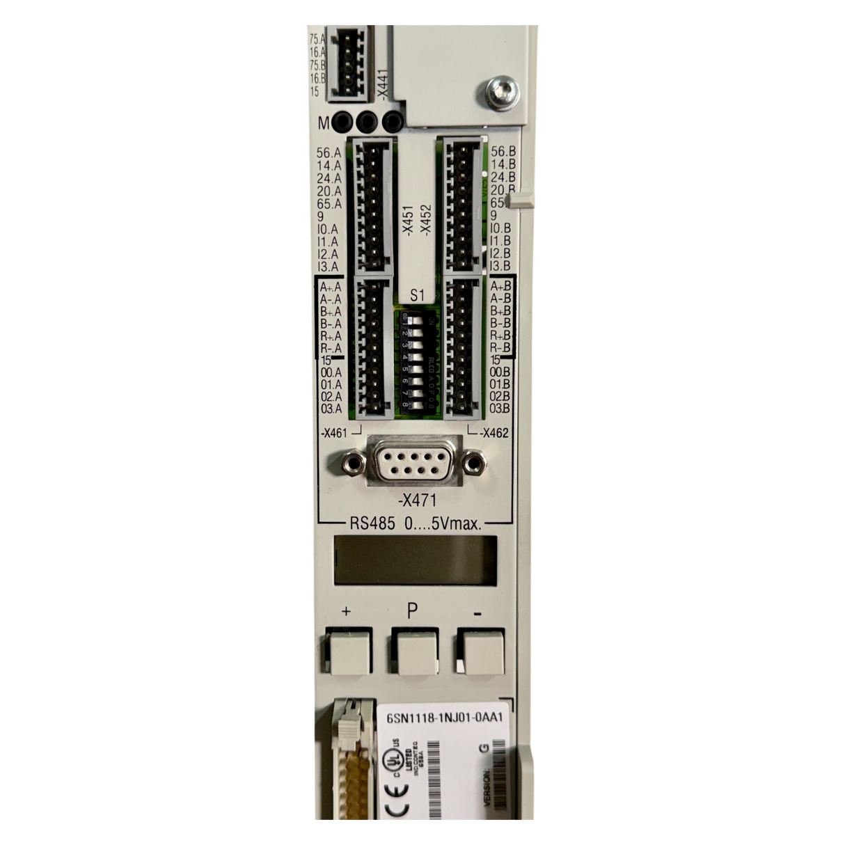 Siemens SIMODRIVE Regelungsbaugruppe Art.-Nr. 6SN1118-1NJ01-0AA1 Seriennummer T-AN1053241 – Ansicht 8