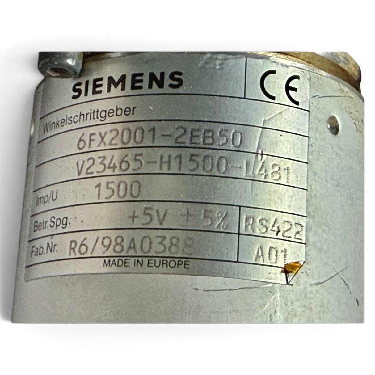 Siemens 1FT5064-1AF71-4EA0 – Servomotor 3~ Permanent-Magnet IMA CNC – Ansicht 8