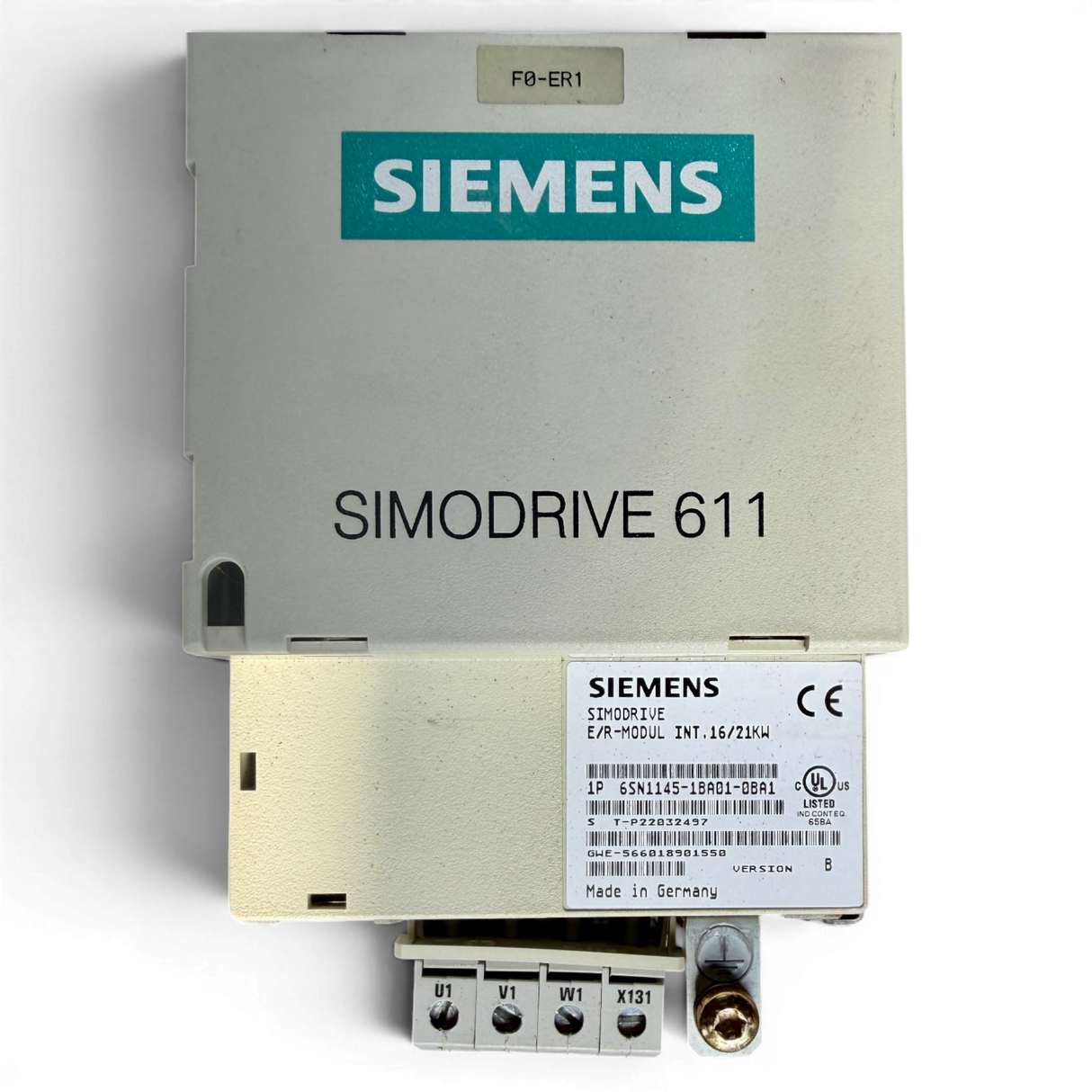 Siemens SIMODRIVE 611 E/R-MODUL INT. 16/21 kW Art.-Nr. 6SN1145-1BA01-0BA1 – Ansicht 8