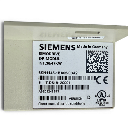 Siemens SIMODRIVE E/R-Modul 36/47 kW Version D Art.-Nr. 6SN1145-1BA02-0CA2 für IMA CNC Maschinen – Ansicht 6