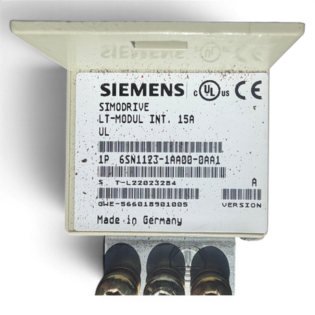 Siemens SIMODRIVE LT-Modul INT. 15A Art.-Nr. 6SN1123-1AA00-0AA1 Version A – Ansicht 8