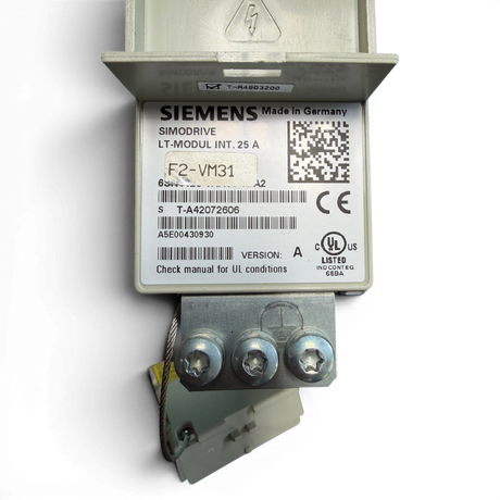 Siemens SIMODRIVE LT-Modul INT. 25 A F2-VM31 Art.-Nr. 6SN1123-1AA00-0CA2 Seriennummer T-A42072606) – Ansicht 6