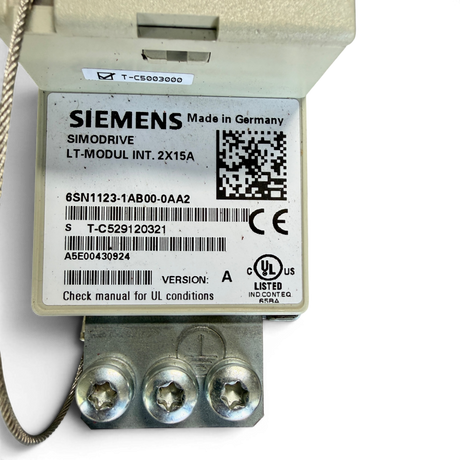 Siemens SIMODRIVE LT-Modul INT. 2x15A Version A Art.-Nr. 6SN1123-1AB00-0AA2 – Ansicht 5