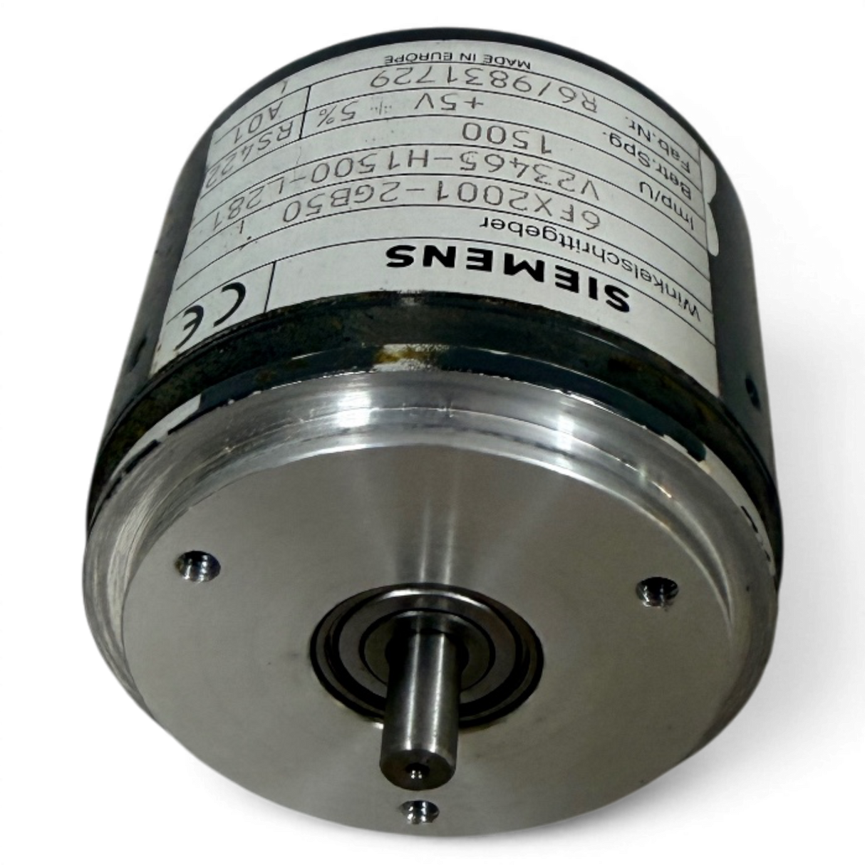 Siemens Winkelschrittgeber 6FX2001-2GB50 · 1500 Imp/U · RS422