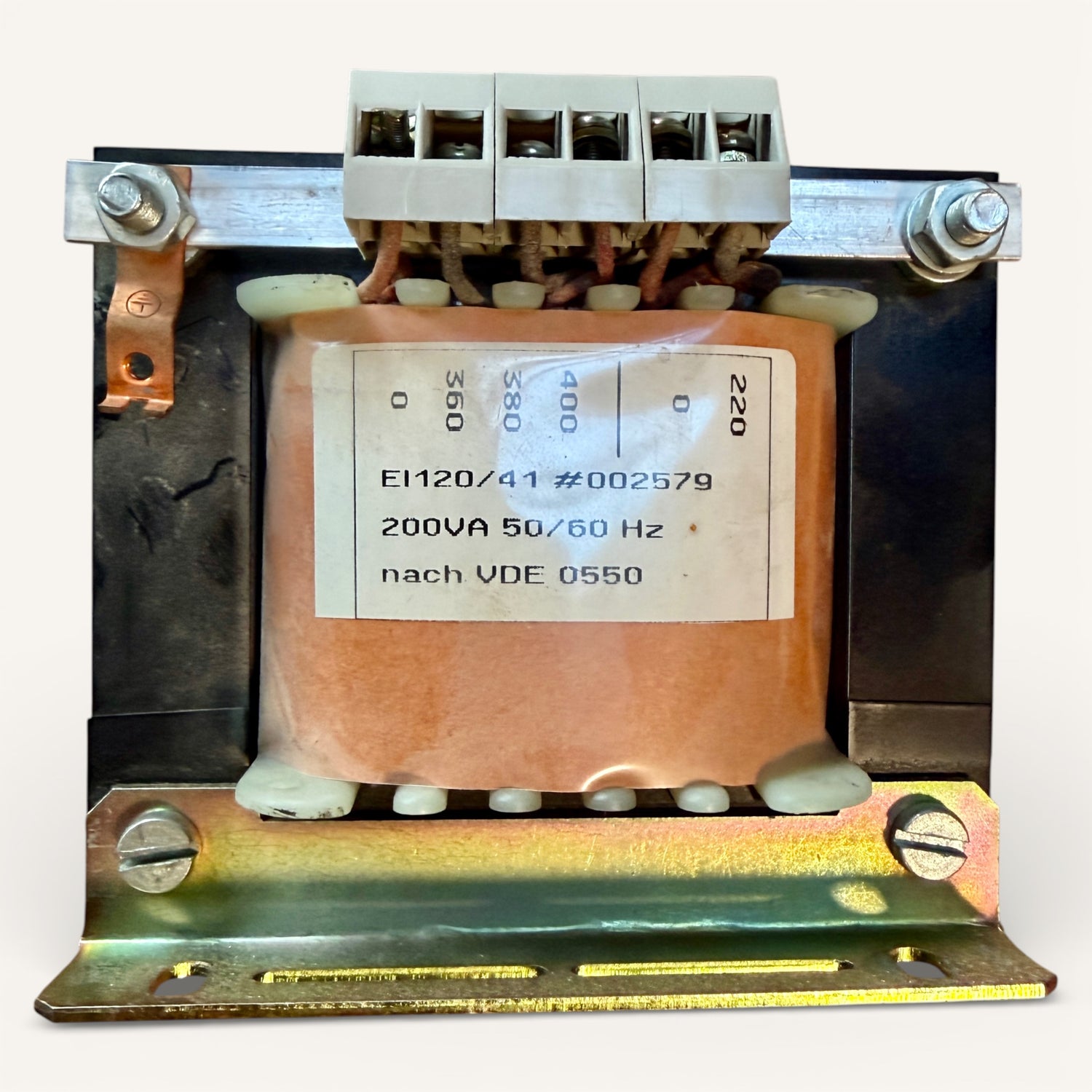 Steuertransformator 200 VA 50/60 Hz Mehrspannungsanschluss Art.-Nr. EI120/41-002579 – Ansicht 6