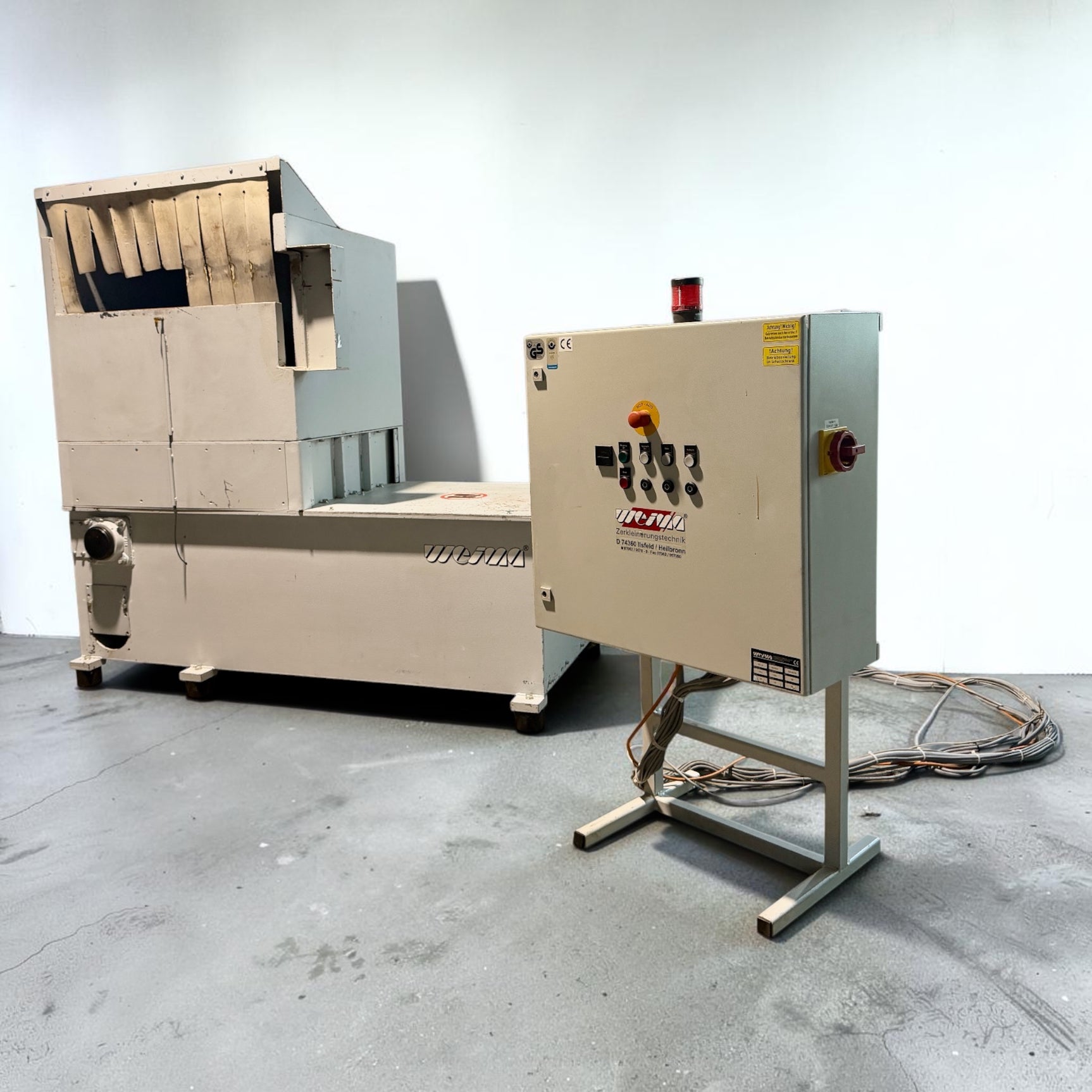 WEIMA WL 6 Einwellen-Zerkleinerer Masch.-Nr. 500-8078 – Holzzerkleinerer 18,5 kW Shredder