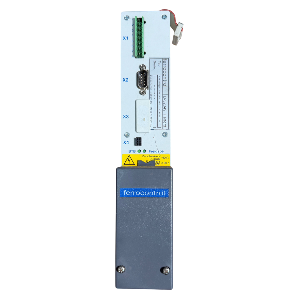 Ferrocontrol Achsregelcontroller S06-00-1C – DARC Digitaler Servoregler – Ansicht 3