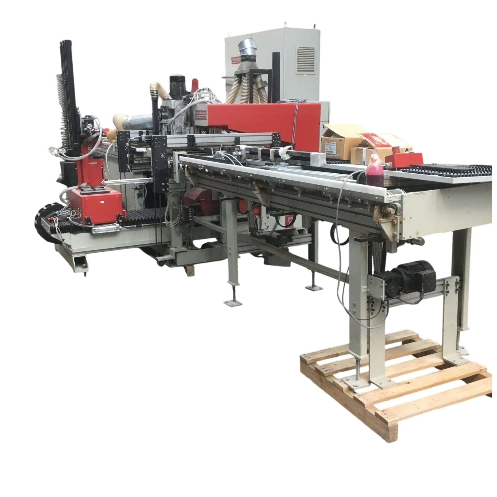 PRIESS & HORSTMANN BAT CNC Bohr und Einpressmaschine Türenfertigung Beschlagbohrmaschine