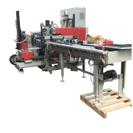 PRIESS & HORSTMANN BAT CNC Bohr und Einpressmaschine Türenfertigung Beschlagbohrmaschine