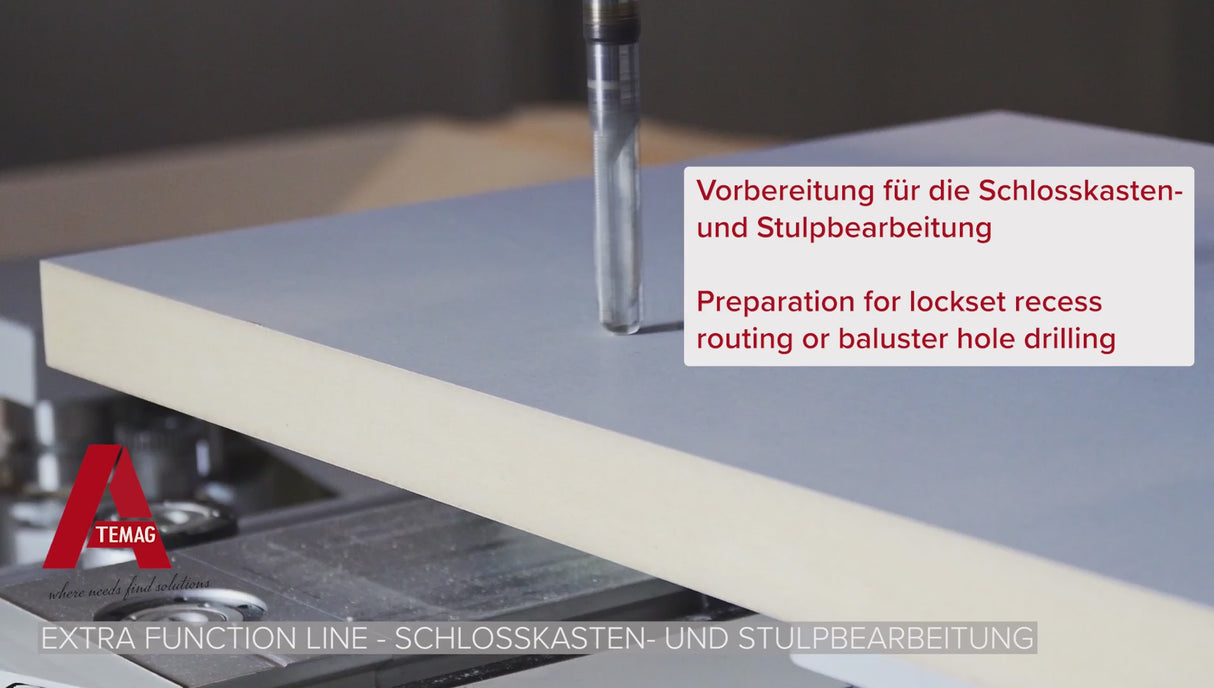 ATEMAG Schlosskastenaggregat mit IMA Adaption EXTRA FUNCTION LINE · Art.-Nr. 00069 · Bohr- und Fräsaggregat